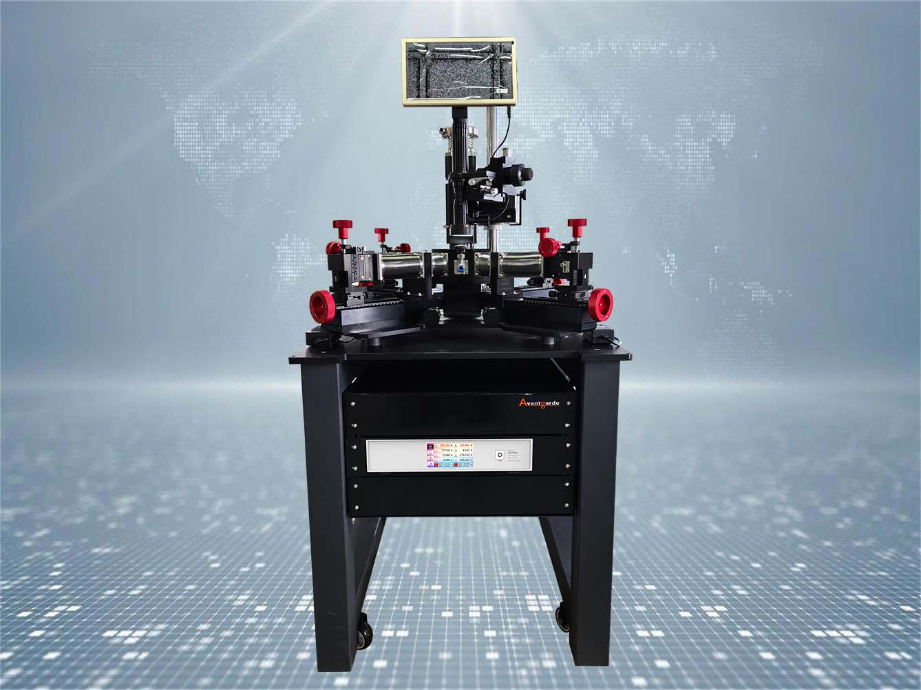 上海胤企液氮低溫探針臺(tái)，紅色系高顏值實(shí)驗(yàn)室設(shè)備！